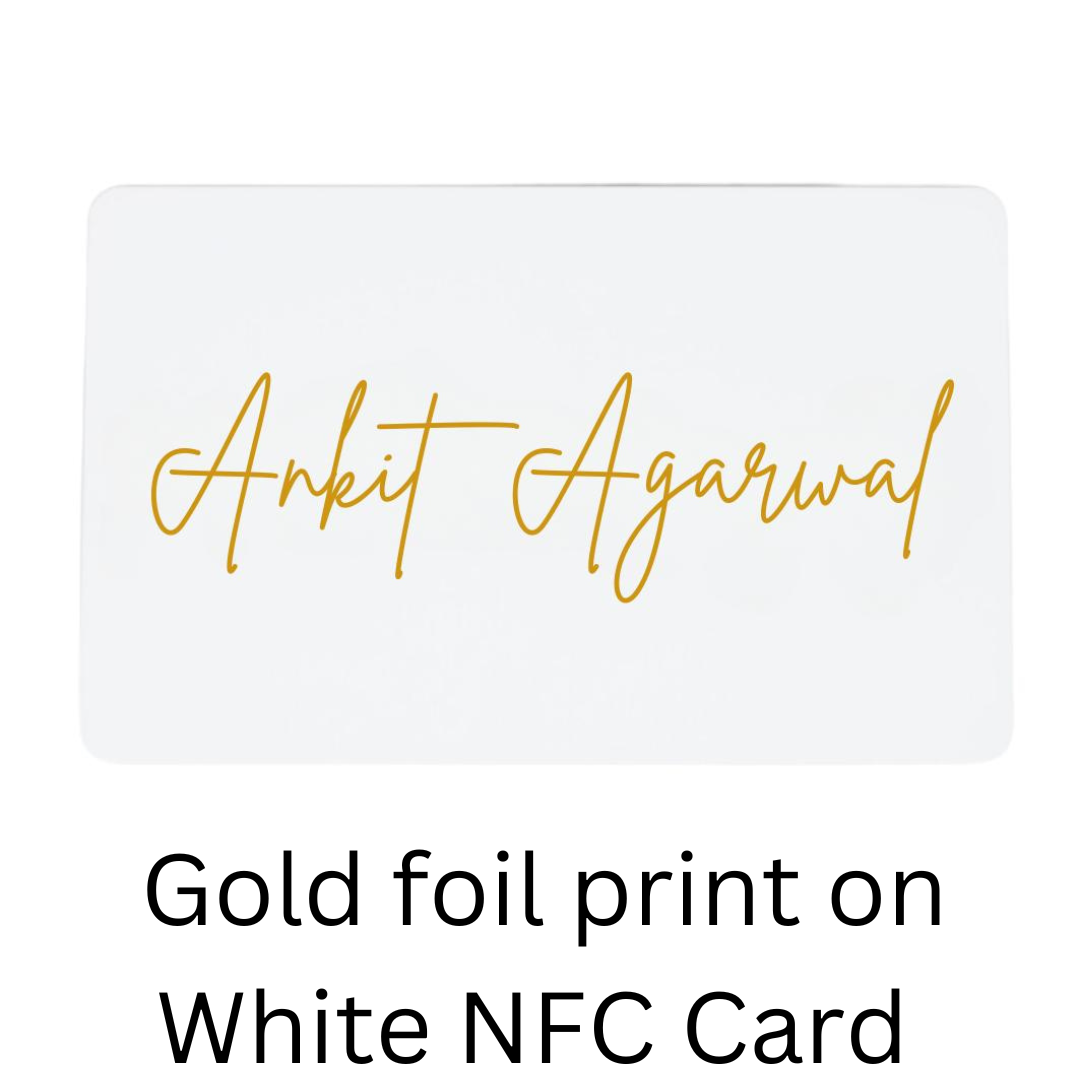 NFC Smart Business Card (India's Top rated @ 4.8/5)