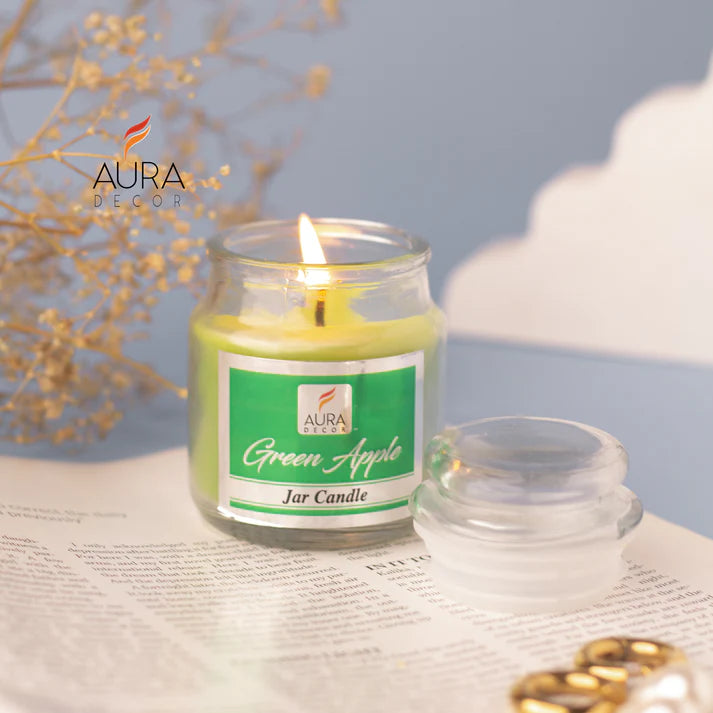 Aura Decor Candels Lid Jar Candle