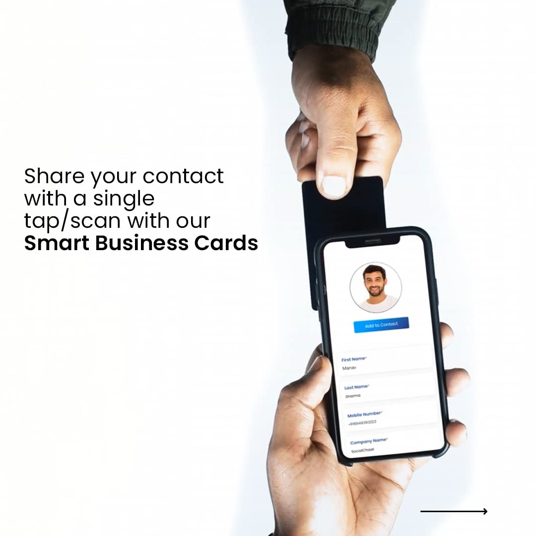 Metal - NFC Smart Business Card (India's Top rated @ 4.8/5)