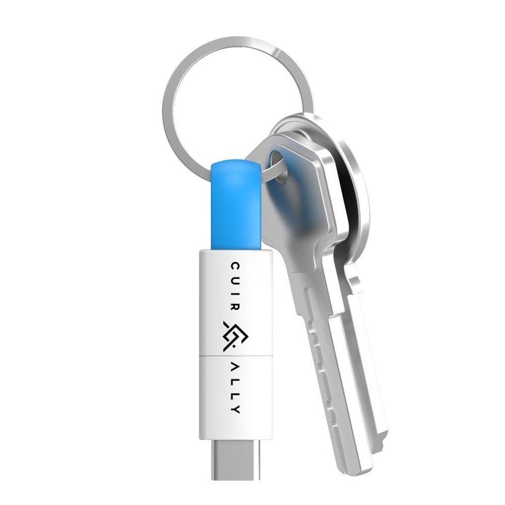 3-in-1 Emergency Charging Cable fits on Key-Chain Magnetically - Cuir Ally Smart Goods