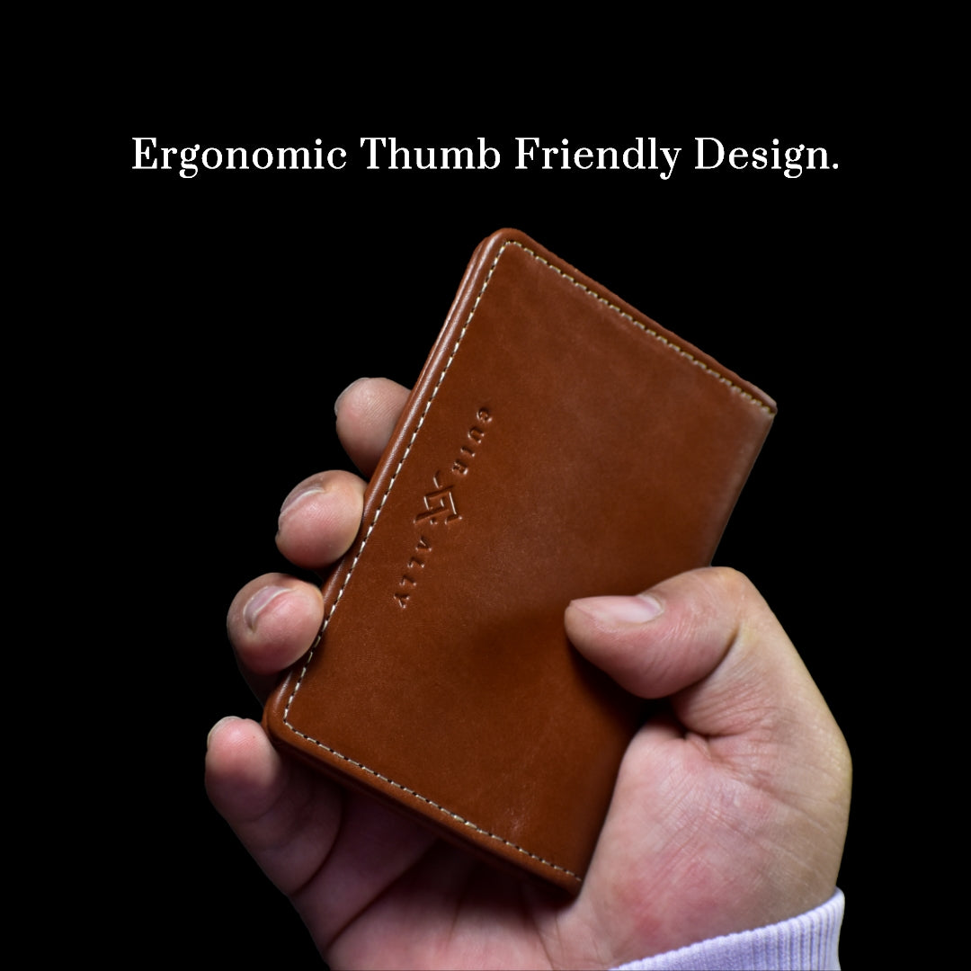 NFC Smart Business Card + Leather Card Holder