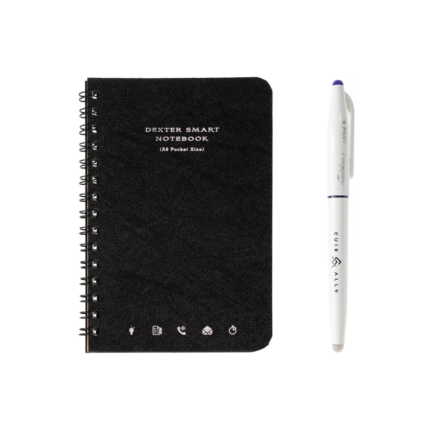 A6 Pocket Size - Spiral Bound - Dexter Erasable & Reusable Eco-Friendly Notebook