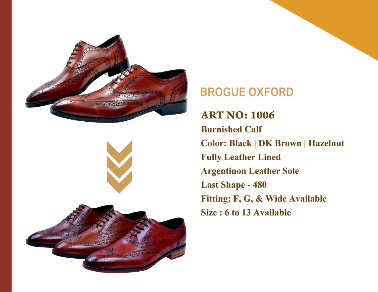 Brogue Leather Shoes Cuir Ally Smart Goods