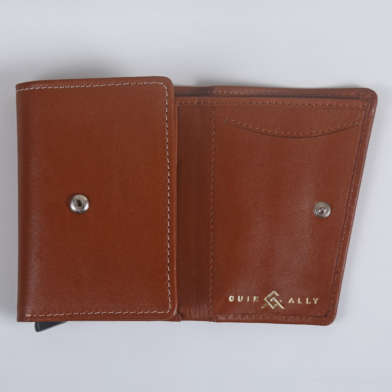 Card Stacker Tri-Fold Wallet Cuir Ally