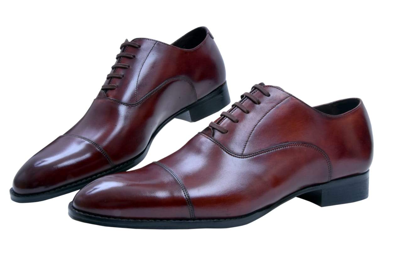Classic Plain Derby Leather Shoes Cuir Ally Smart Goods
