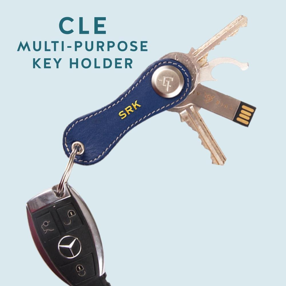 Cle Leather Key Holder (Customisable) - Cuir Ally Smart Goods