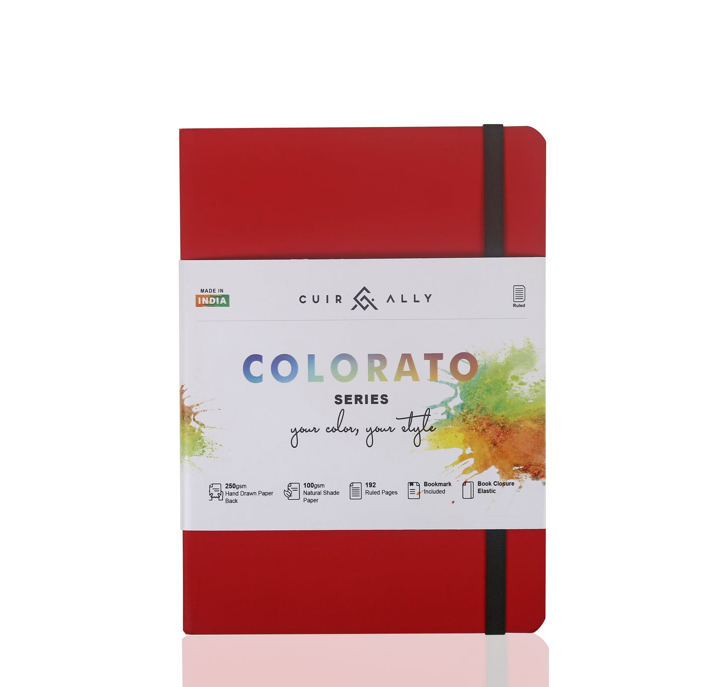 Colorato 192 Pages 100 GSM A5 size notebook (Premium Soft Bound) Cuir Ally Smart Goods