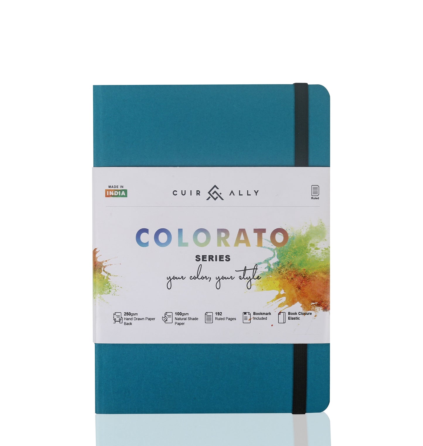 Colorato 192 Pages 100 GSM A5 size notebook (Premium Soft Bound) Cuir Ally Smart Goods