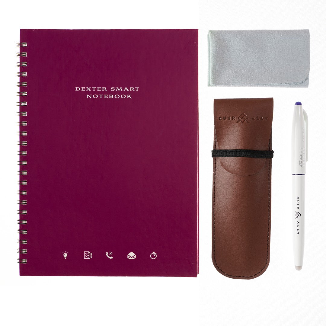 Dexter Erasable & Reusable Eco-Friendly Notebook Cuir Ally