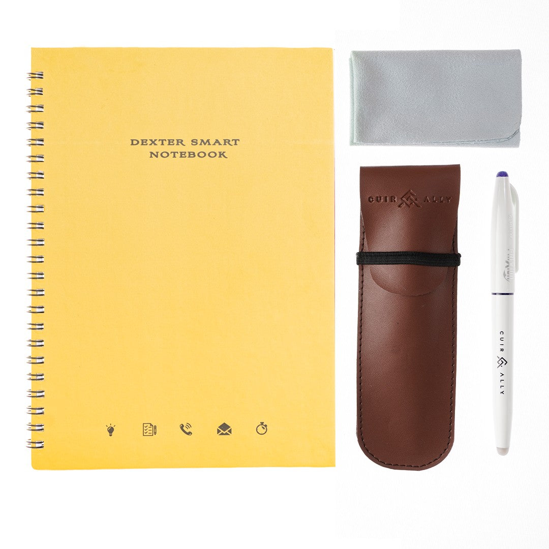 Dexter Erasable & Reusable Eco-Friendly Notebook Cuir Ally