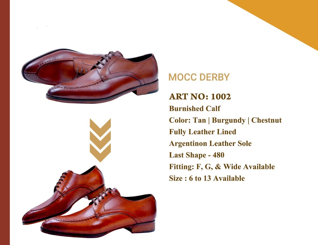 Mocc Derby Leather Shoes Cuir Ally Smart Goods