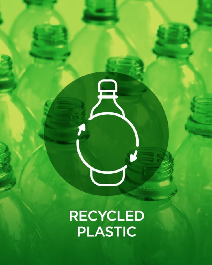 Recyclo T-Shirt (Made from Cotton + Recycled Plastic Bottles) - Cuir Ally Smart Goods