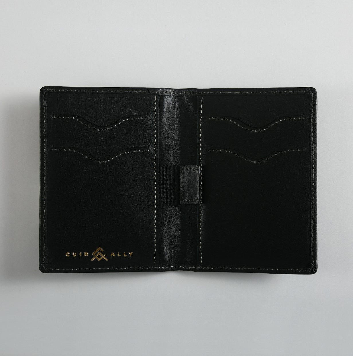 Slim Card Holder Wallet Cuir Ally