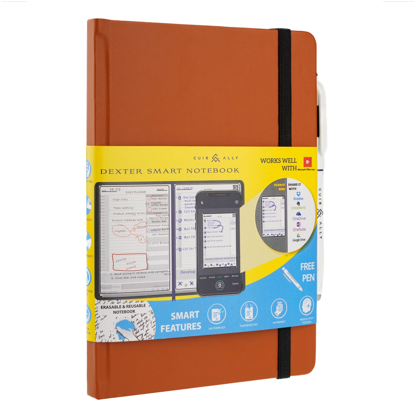 Premium A5 Hardbound - Dexter Erasable & Reusable Eco-Friendly Notebook