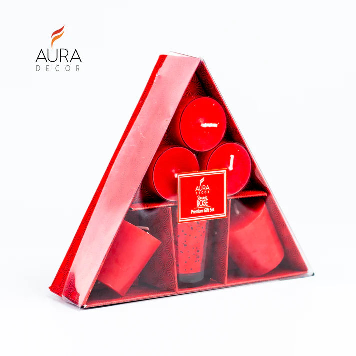 Aura Decor Candels AD-Triangle Gidt set