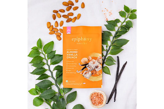 Epiphany Snacks Almond Vanilla Crunch 85 Grams