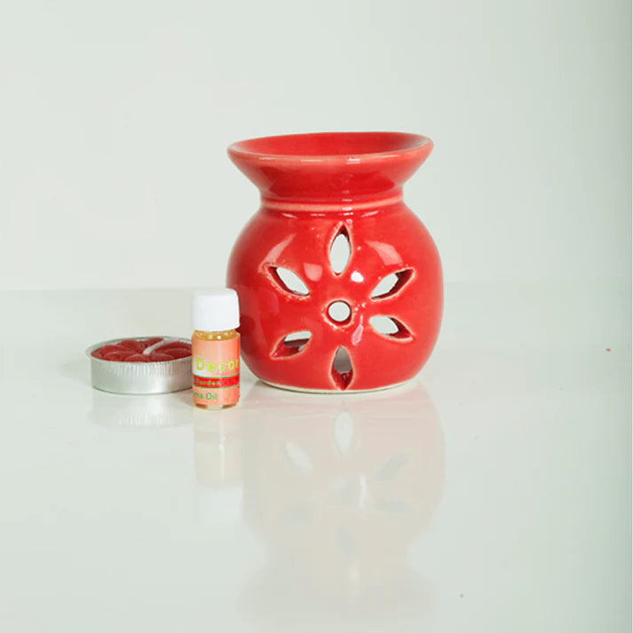 Aura Decor Candels Aroma Oil Burner Gift Set