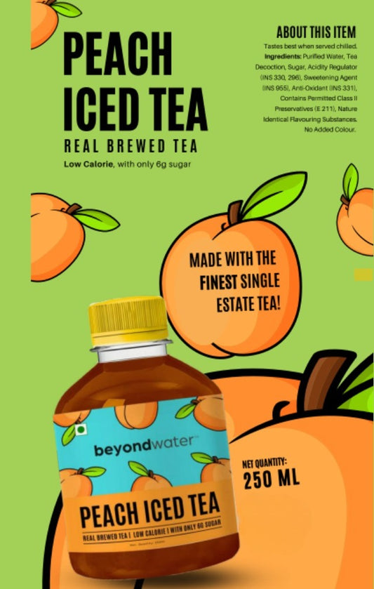 Beyond Water Peach Iced Tea 250ml