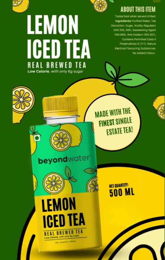 Beyond Water Lemon Iced Tea 500ml