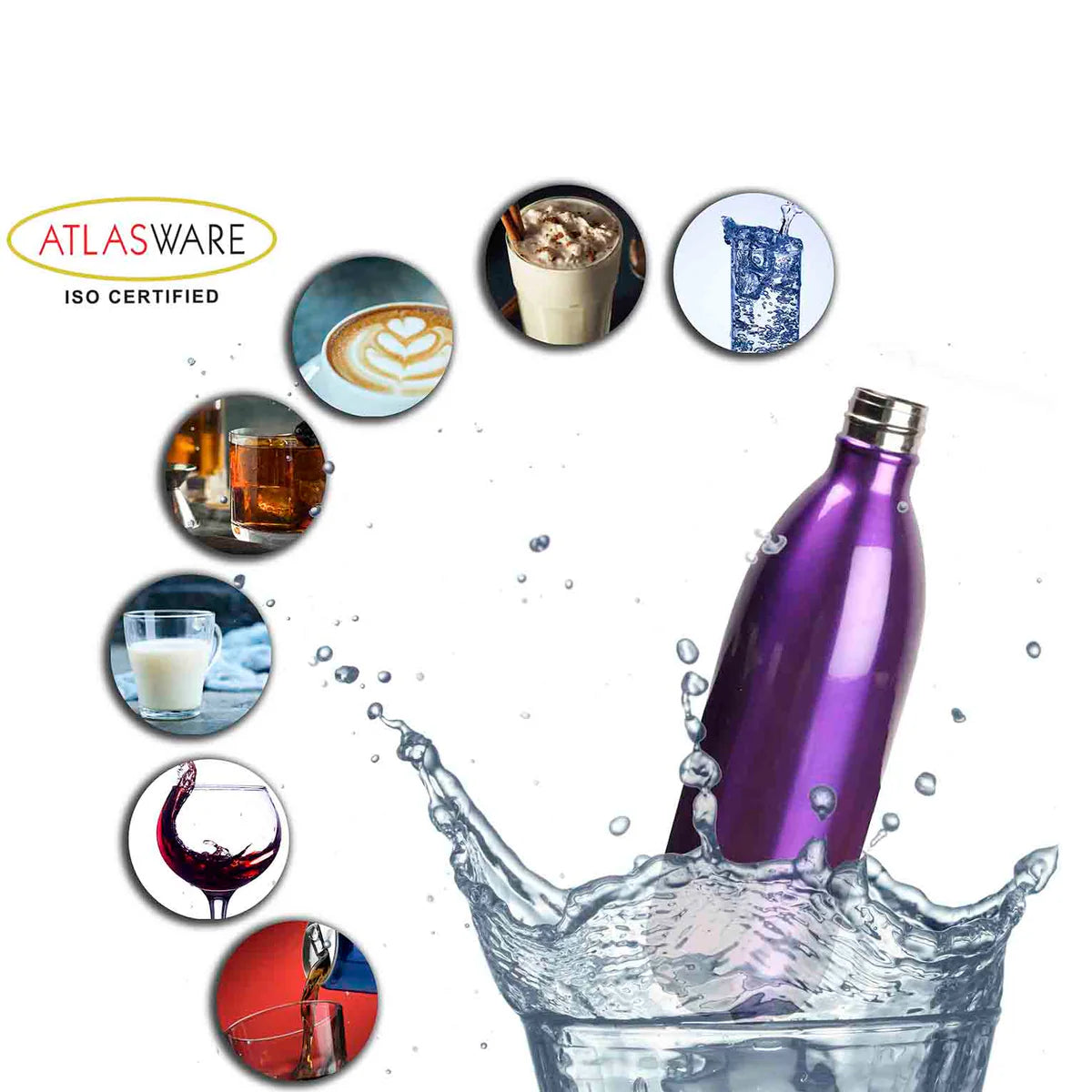 Atlasware  Bottles COLA-SS Vaccum Bottle 350ml