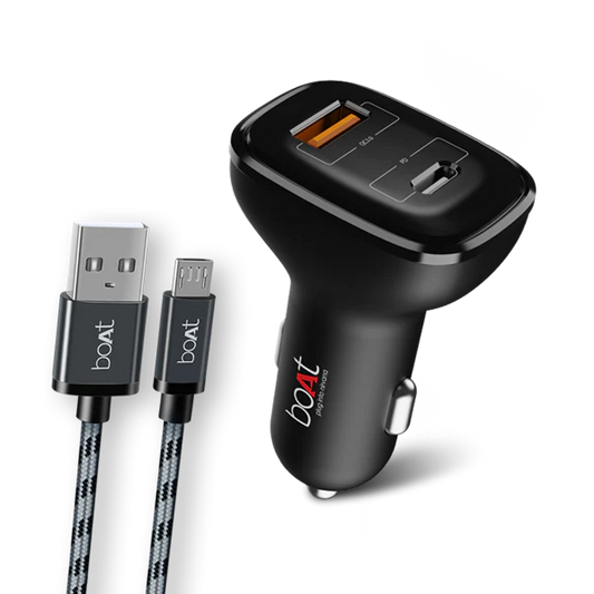 Boat Car Charger F QC3.0 + 2.1A USB Cable