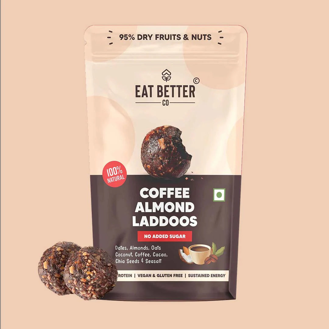 Eat Better Eatable Coffee Almond Laddoos