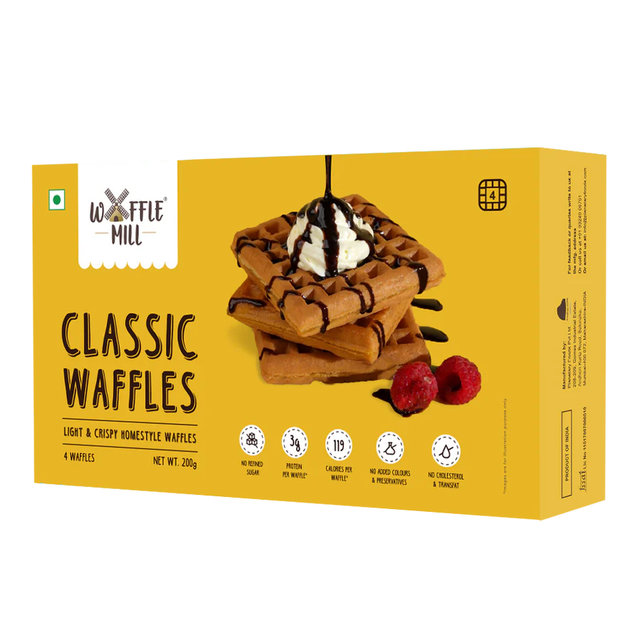 Waffle Mill Eatable Frozen Waffles - Classic