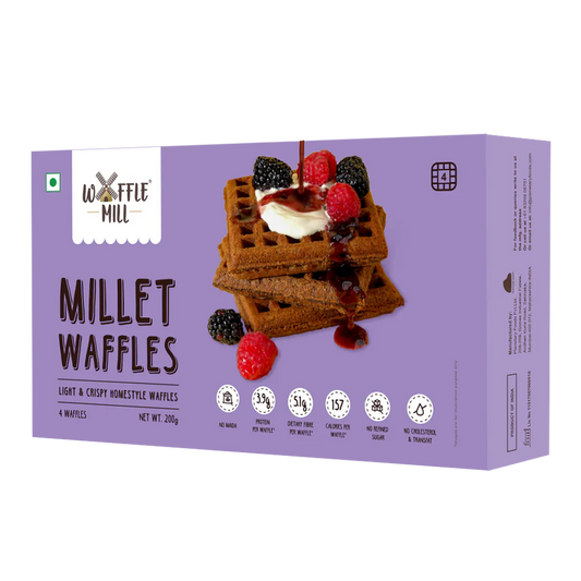 Waffle Mill Eatable Frozen Waffles - Millet