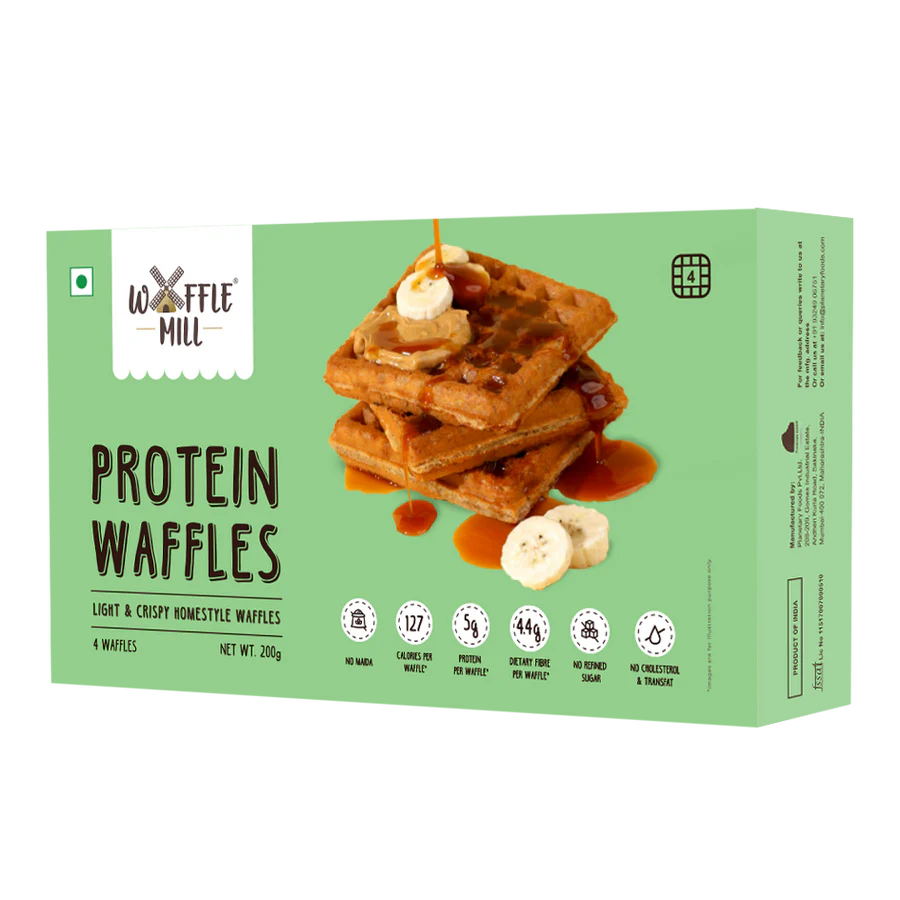 Waffle Mill Eatable Frozen Waffles - Protein