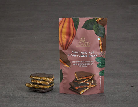 Smoor Chocolates Fruit and Nut Honeycomb Barks