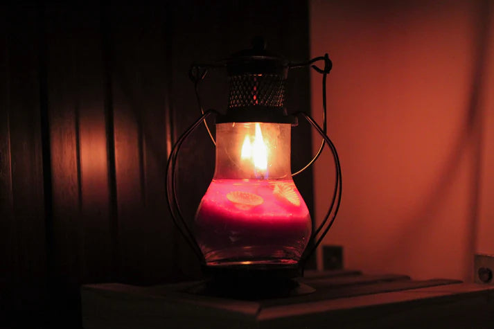 Aura Decor Candels Gel Lantern Candle