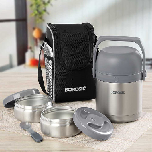 Borosil Hot & Fresh S /3 Lunch box container