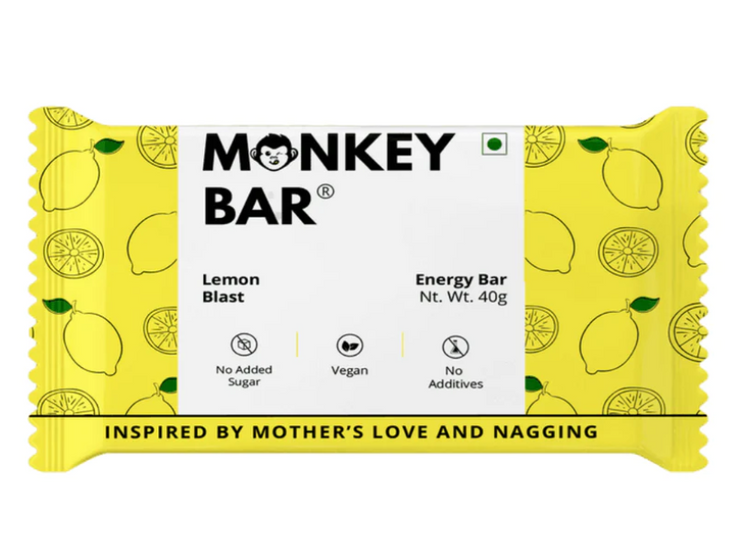 Monkey Bar Lemon Blast Vegan Energy Bar