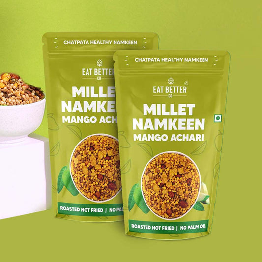 Eat Better Eatable Millet Namkeen - Mango Achaari