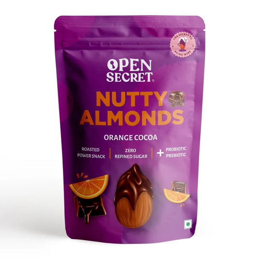 Open Secret Eatable Nutty Almonds Orange Cocoa