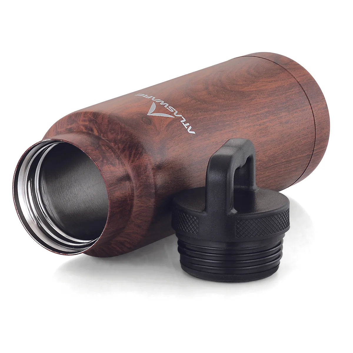 Atlasware  Bottles SS Handle Flask - Spring Wood