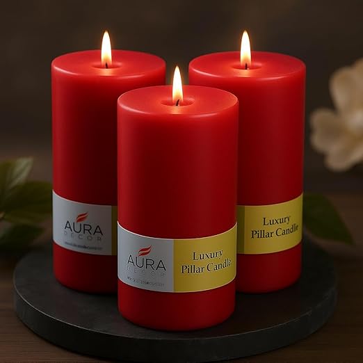 A Wax Studio Set Of Four Pillar Candles (2"/4")