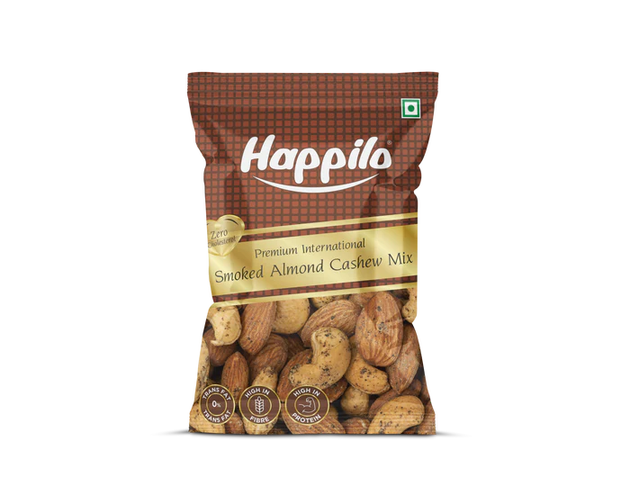 Happilo Smocked Almond Cashew Mix