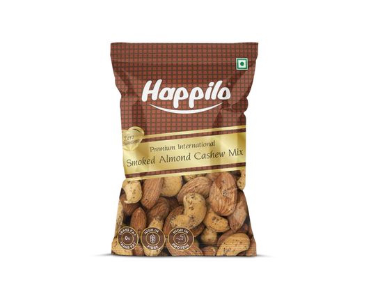 Happilo Smocked Almond Cashew Mix