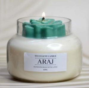 ARAJ Candles Succulent Candle