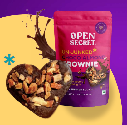 Open Secret Un-Junked Choco Almond Brownie