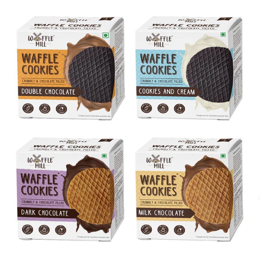 Waffle Mill Eatable Waffle Cookies