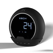 XECH Electronics Ellipse Speaker & Digital Clock