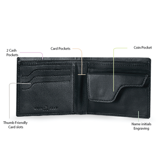 Explorer Bi-Fold Leather Wallet