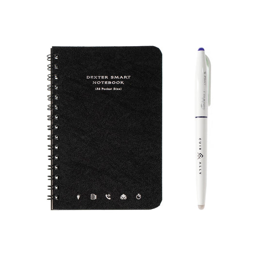 A6 Pocket Size - Spiral Bound - Dexter Erasable & Reusable Eco-Friendly Notebook