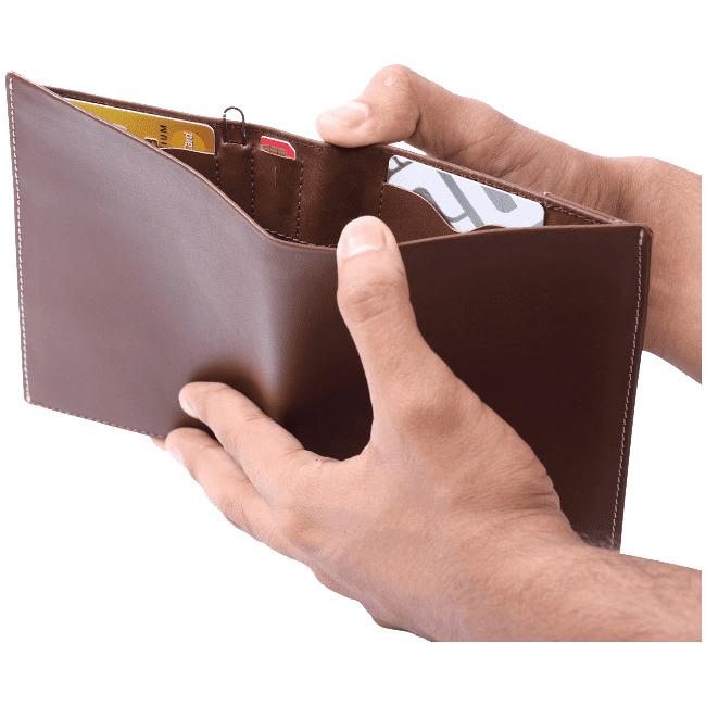 (AirTag Compatible) Voyager Smart Wallet Cuir Ally