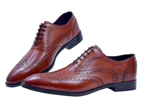 Brogue Leather Shoes Cuir Ally Smart Goods