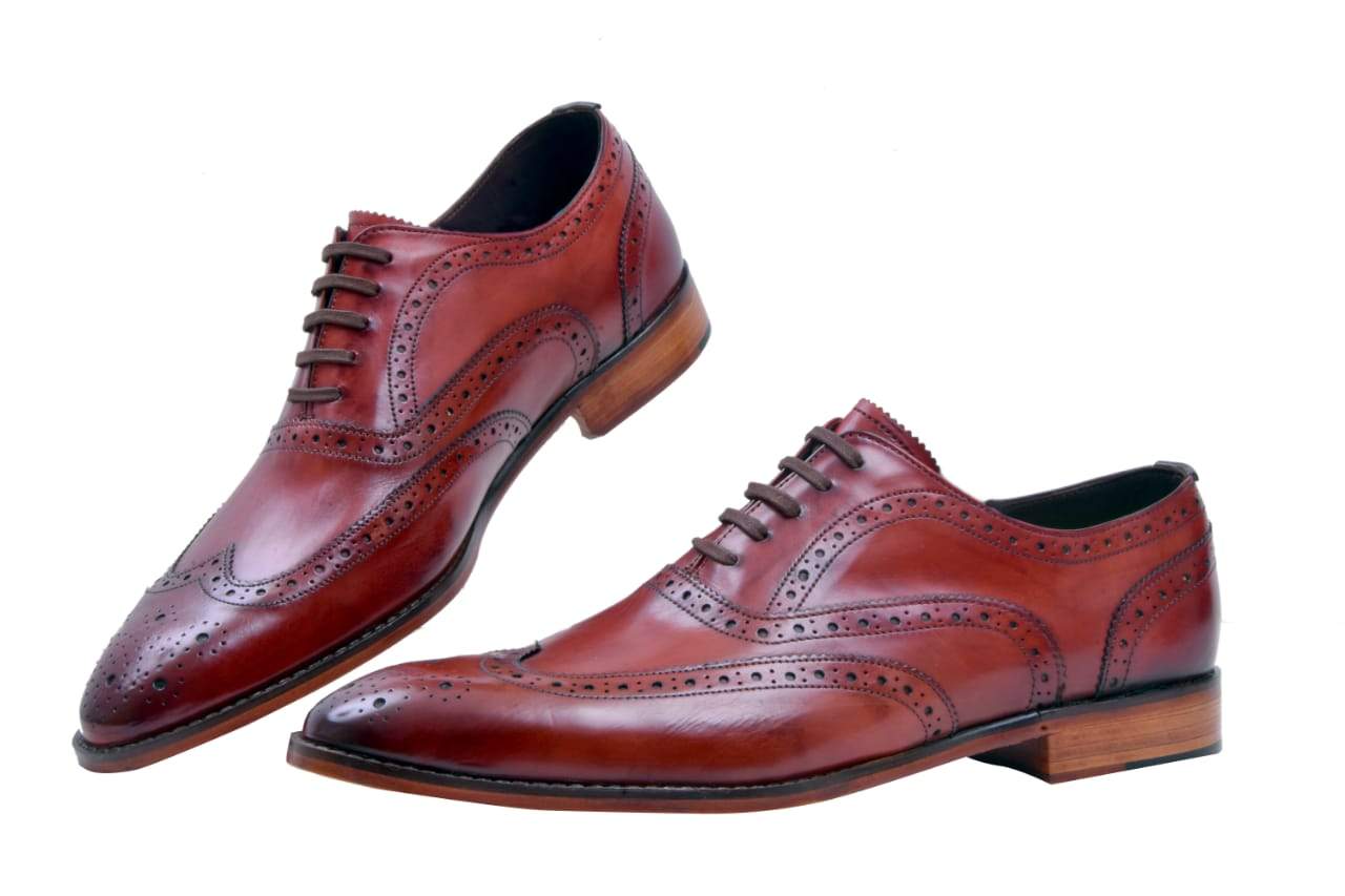 Brogue Leather Shoes Cuir Ally Smart Goods