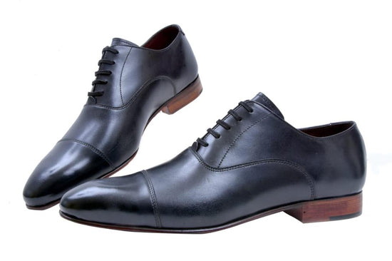 Classic Plain Derby Leather Shoes Cuir Ally Smart Goods