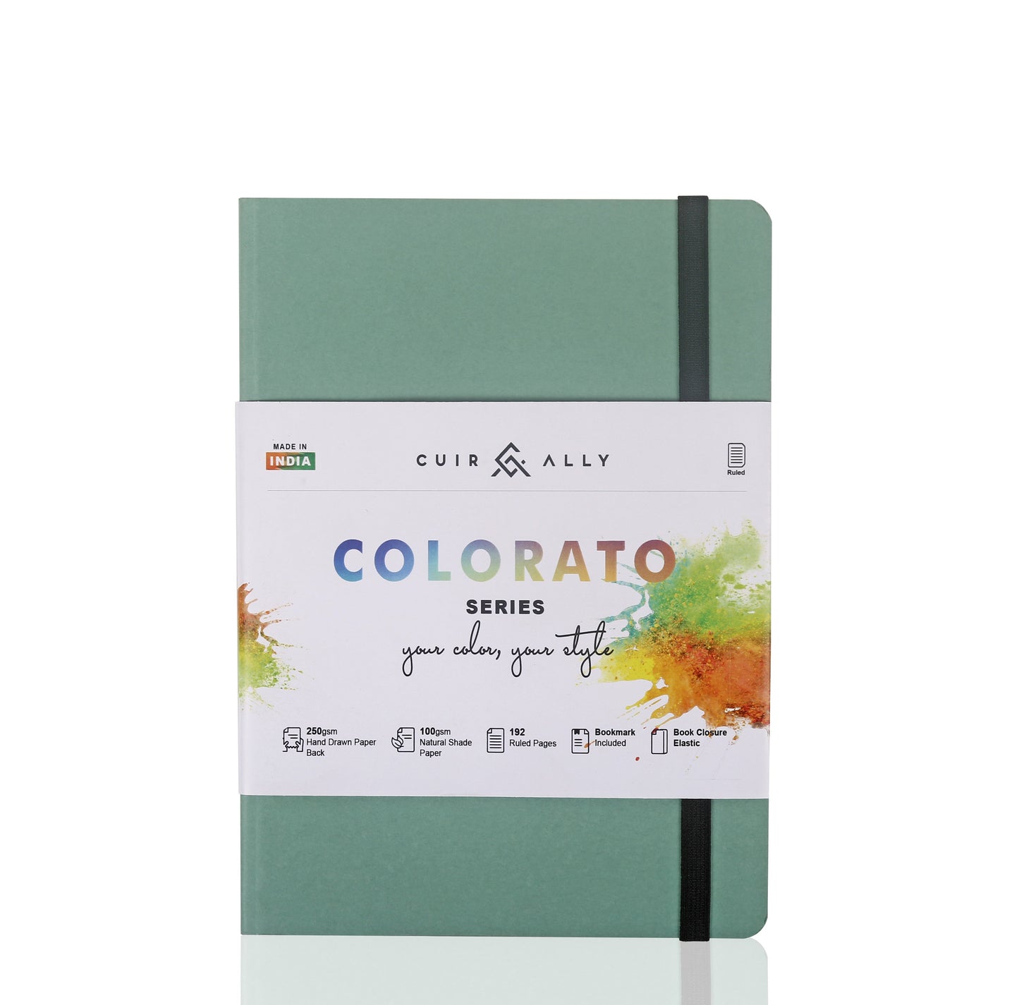 Colorato 192 Pages 100 GSM A5 size notebook (Premium Soft Bound) Cuir Ally Smart Goods